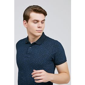 Twn 8EC066310040101 Lacivert  Slim Fit Erkek T-shirt