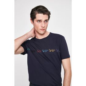 Twn 8EC066310040101 Lacivert  Slim Fit Erkek T-shirt