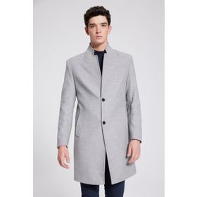 Twn 9EF088438751M Slim Fit Gri Palto