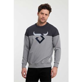 Twobull Helsinki Füme Taş Erkek Sweatshirt