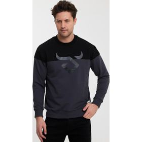 Twobull Helsinki Siyah Füme Erkek Sweatshirt