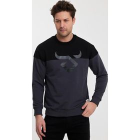 Twobull Helsinki Siyah Füme Erkek Sweatshirt