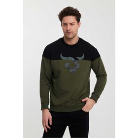 Twobull Helsinki Siyah Haki Erkek Sweatshirt