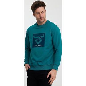 Twobull Oslo Petrol Erkek Sweatshirt