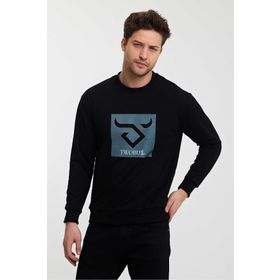 Twobull Oslo Siyah Erkek Sweatshirt