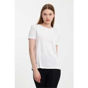 Twobull Tokyo Ekru Kadın T-shirt