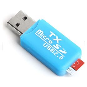 TX ACUCR204BLUSB 2.0 MicroSD Mavi Kart Okuyucu