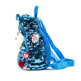 Ty 27 cm Fashion Pullu Husky Köpek Slush Sırt Çantası