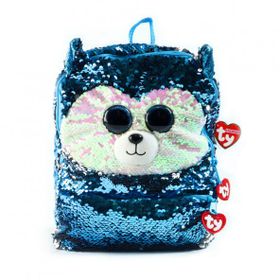 Ty 27 cm Fashion Pullu Husky Köpek Slush Sırt Çantası