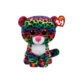 Ty Beanie Boos Dotty Renkli Leopar Peluş Anahtarlık
