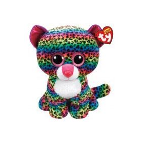 Ty Beanie Boos Dotty Renkli Leopar Peluş Anahtarlık