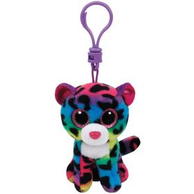 Ty Beanie Boos Dotty Renkli Leopar Peluş Anahtarlık