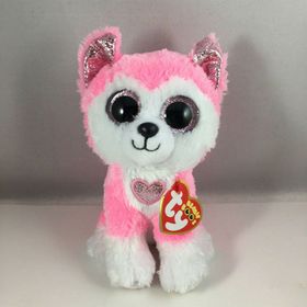 Ty Beanie Boos Husky Hunk 15 cm Pembe Peluş Köpek