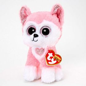 Ty Beanie Boos Husky Hunk 15 cm Pembe Peluş Köpek