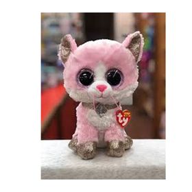 Ty Beanie Boos Pembe Kedi Fiona 16 cm Peluş Oyuncak