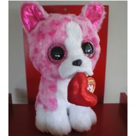 Ty Beanie Boo´s Pembe Köpek Romeo Peluş 25 cm