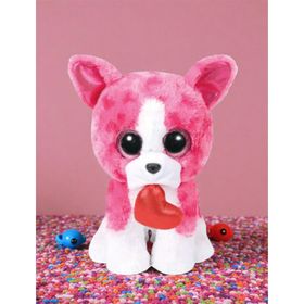 Ty Beanie Boo´s Pembe Köpek Romeo Peluş 25 cm