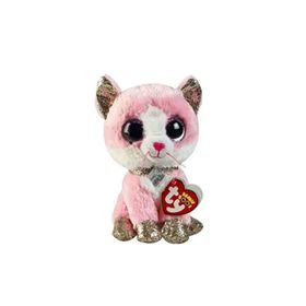 Ty Beanie Boos Pembe Peluş Kedi Fiona 24 cm Peluş Oyuncak