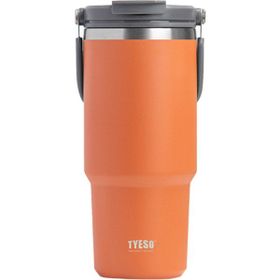 Tyeso 1050 ml Turuncu Dailyneed Vakumlu Paslanmaz Çelik Termos