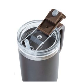 Tyeso 1200 ML Kahverengi Qq Sızdırmaz Pipetli Çift Duvarlı Vakumlu Termos