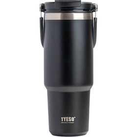 Tyeso 1200 ml Siyah Dailyneed Vakumlu Paslanmaz Çelik Termos