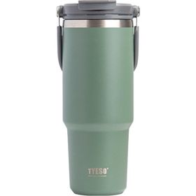Tyeso 1200 ml Yeşil Dailyneed Vakumlu Paslanmaz Çelik Termos