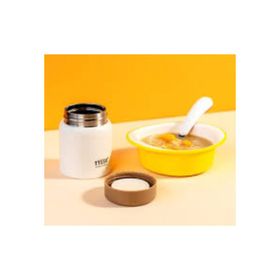 Tyeso 260 ml Beyaz Gourmet Anne Bebek Mama Vakumlu Termos