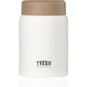 Tyeso 280 ml Beyaz Chief Anne Bebek Mama Vakumlu Termos