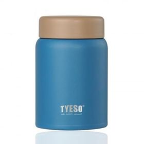 Tyeso 280 ml Mavi Chief Anne Bebek Mama Vakumlu Termos