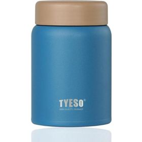 Tyeso 280 ml Mavi Chief Anne Bebek Mama Vakumlu Termos