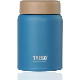 Tyeso 280 ml Mavi Chief Anne Bebek Mama Vakumlu Termos