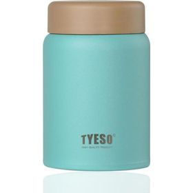 Tyeso 280 ml Yeşil Chief Anne Bebek Mama Vakumlu Termos