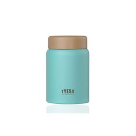 Tyeso 280 ml Yeşil Chief Anne Bebek Mama Vakumlu Termos