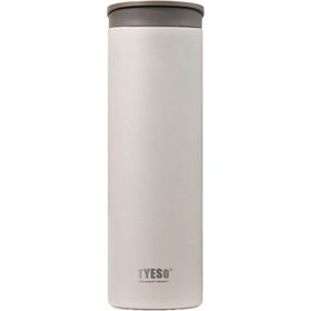 Tyeso 500 ml Krem Flat Vakumlu Paslanmaz Çelik Taşıma Saplı Termos
