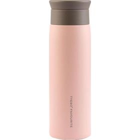 Tyeso 500 ml Pembe Grace Vakumlu Sızdırmaz Çay Demleme ve İçecek Termosu