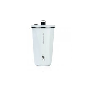 Tyeso 600 ml Beyaz Crush Tumbler Vakumlu Paslanmaz Çelik Termos