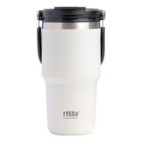 Tyeso 600 ml Beyaz Dailyneed Vakumlu Paslanmaz Çelik Termos