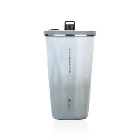 Tyeso 600 ml Gri Candy Tumbler Vakumlu Paslanmaz Çelik Termos