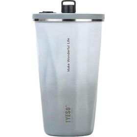 Tyeso 600 ml Gri Candy Tumbler Vakumlu Paslanmaz Çelik Termos
