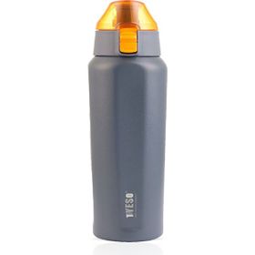Tyeso 600 ml Gri Square Vakumlu Paslanmaz Sızdırmaz Çift Duvarlı Termos