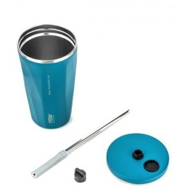 Tyeso 600 ml Mavi Crush Tumbler Vakumlu Paslanmaz Çelik Termos