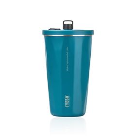 Tyeso 600 ml Mavi Crush Tumbler Vakumlu Paslanmaz Çelik Termos