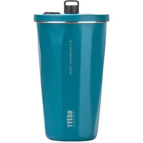 Tyeso 600 ml Mavi Crush Tumbler Vakumlu Paslanmaz Çelik Termos
