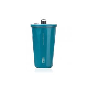Tyeso 600 ml Mavi Crush Tumbler Vakumlu Paslanmaz Çelik Termos