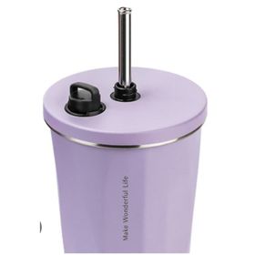 Tyeso 600 ml Mor Crush Tumbler Vakumlu Paslanmaz Çelik Termos