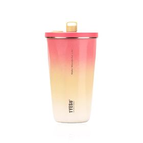 Tyeso 600 ml Pembe Candy Tumbler Vakumlu Paslanmaz Çelik Termos