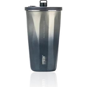 Tyeso 600 ml Siyah Candy Tumbler Vakumlu Paslanmaz Çelik Termos