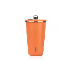 Tyeso 600 ml Turuncu Crush Tumbler Vakumlu Paslanmaz Çelik Termos