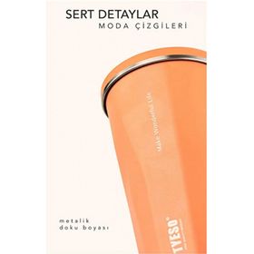 Tyeso 600 ml Turuncu Dailyneed Vakumlu Paslanmaz Çelik Termos