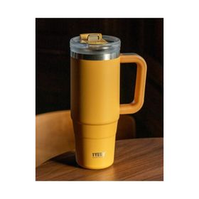 Tyeso 900 ml Sarı Qq Sızdırmaz Pipetli Çift Duvarlı Vakumlu Termos